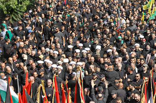 En Fotos, Líbano conmemora el martirio del Imam Hussein